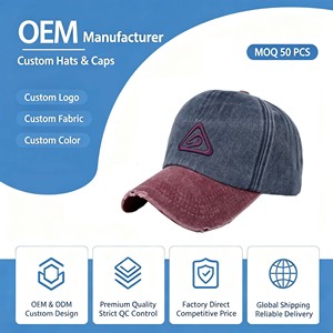 Gorra de Béisbol de Dos Tonos con Bordado de Logotipo, Estilo A-Frame de 5 Paneles, Personalizada para Navidad, para Hombre y Mujer - Product Image 1