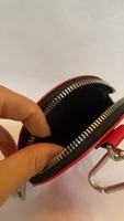 Porte-monnaie rond en cuir PU de haute qualité avec fermeture éclair, motif litchi, pour écouteurs, excellent cadeau d'affaires, disponible en plusieurs couleurs
