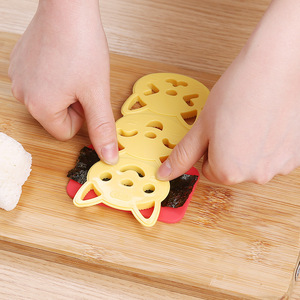Molde de Plástico para Onigiri con Diseño de Gato de Dibujos Animados, Prensa para Bolas de Arroz, Molde para Nori, Utensilios de Cocina para Bento, Lonchera, Sushi y Snacks para Niños - Product Image 4