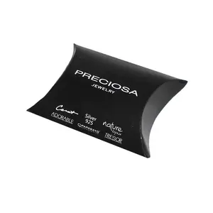 Cajas de almohadas de papel ecológicas Cajas de almohadas de papel impresas de cualquier color utilizadas para el embalaje de pasteles y golosinas - Product Image 1