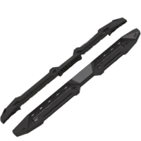 Marchepieds latéraux et marchepieds de protection en acier inoxydable argenté tout-terrain pour Hilux Ranger D-Max Silverado F-150 (2015-2026)