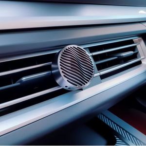 Venta al por mayor, MOQ 1 pieza |   <span class=keywords><strong>Clip</strong></span> de Ventilación para Auto de Aleación Ondulada Negro Mate de Lujo |   Difusor Minimalista para Auto |   Ambientador <span class=keywords><strong>Premium</strong></span> - Product Image 6