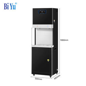 Distributeur d'eau froide et chaude commercial à grand débit en acier inoxydable autoportant, distributeur d'eau à tuyau direct pour hôtel, bureau, usine - Product Image 4