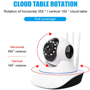 720P 3MP an ninh không dây CCTV Camera thông minh <span class=keywords><strong>CMOS</strong></span> cảm biến H.265 Video 340 độ PTZ điều khiển điện thoại từ xa âm thanh hai chiều đầy đủ - Product Image 4