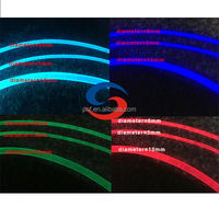 Cable de Fibra Óptica de Plástico con Iluminación Lateral de 1.0-18 mm |   Decoración LED Impermeable, Rollo de 100m