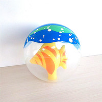 Ballon de plage gonflable avec figurine 3D à l'intérieur