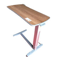 YGTC010 Offre Spéciale Table de lit mobile d'hôpital durable et réglable avec des roues Portable sur la Table de lit