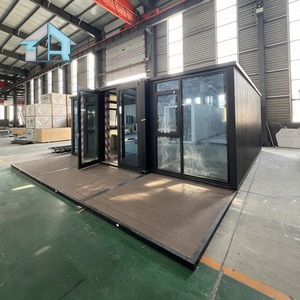 Maison conteneur en acier personnalisée de 20 pieds, cabane préfabriquée compacte, 1, 2 ou 3 chambres, villa modulaire extensible, bureau préfabriqué - Product Image 1