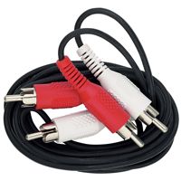 Câble audio-vidéo 2V2 de haute qualité RCA vers 3,5 mm mâle-mâle pour TV/PC/haut-parleur