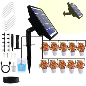 Solar Auto Irrigation System Kit Indoor/Outdoor Automatic Self Watering System for Plants Green House Garden Balcony Plastic - Product Image 1