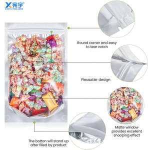Sachet Doypack Personnalisé avec Logo, Transparent d'un Côté, en Feuille d'Aluminium, Anti-Humidité, en Plastique PE, pour Stockage Alimentaire (Noix, Bonbons, Café) - Product Image 5