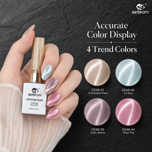 Set de Esmalte de Uñas en Gel Efecto Ojo de Gato, Marca Privada OEM/ODM, 15 ml, Colores Superbrillantes, Libro de Colores, Suministros para Arte de Uñas - Product Image 1