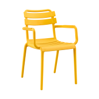 Fauteuil creux Viral, chaise colorée pour intérieur, extérieur et balcon