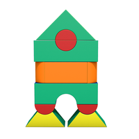 Maison de ville intelligente Plus, jouets éducatifs personnalisés, équipement de jeu géant en plastique, ensemble de blocs de construction pour enfants