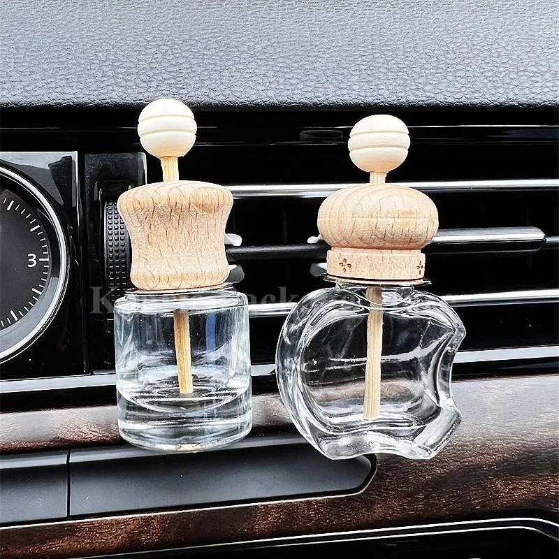 5ml 8ml 10ml recyclable voiture suspendue parfum rose bouteilles voiture diffuseur d'huile essentielle voiture désodorisant diffuseur bouteille