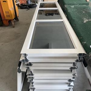 Porte de garage en aluminium et verre trempé, nouveau design, panneau en verre givré isolé, allée de garage, moderne, 3 pièces, bon marché - Product Image 2