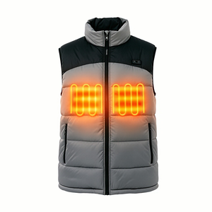 <span class=keywords><strong>Gilet</strong></span> <span class=keywords><strong>chauffant</strong></span> intelligent avec logo personnalisé, unisexe, veste chauffante infrarouge alimentée par <span class=keywords><strong>batterie</strong></span>, doublure en coton coupe-vent, <span class=keywords><strong>gilet</strong></span> pour le camping - Product Image 1