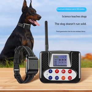 2025 Neue Haustier produkte Drahtloser elektronischer Hunde zaun Intelligentes wasserdichtes 2-in-1-Halsband Fern training Personal isiert Modern - Product Image 3