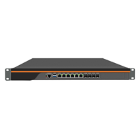 Perangkat Jaringan BKHD 1U Intel Atom C3758 C3858 C3958 6 LAN 4 SFP+ 10G Firewall VPN SD WAN Server Tersedia
