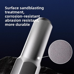 <span class=keywords><strong>Burin</strong></span> de <span class=keywords><strong>marteau</strong></span> perforateur à pointe plate, tige carrée/hexagonale, pour béton et ciment, élargi et allongé - Product Image 3