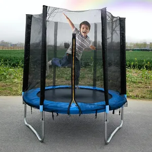 Trampolino con recinzione rete di sicurezza per la vendita a buon mercato 6ft 8ft 10ft 12ft 14ft 16ft Gel acciaio Unisex