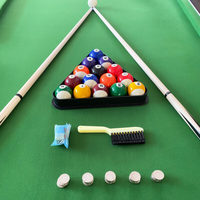 Table de Billard Professionnelle d'Intérieur de Haute Qualité à Monnayeur, Meuble et Cadre en MDF, Conçue pour le Snooker et le Billard