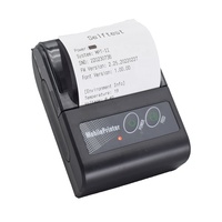 Printer tanda terima termal seluler USB 58mm ukuran kecil portabel pencetak tanda terima termal