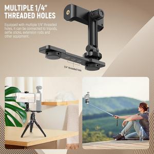 Soporte de teléfono AC021 <span class=keywords><strong>para</strong></span> <span class=keywords><strong>DJI</strong></span> Osmo Pocket 3 Soporte de teléfono <span class=keywords><strong>celular</strong></span> <span class=keywords><strong>para</strong></span> trípode y varilla de extensión - Product Image 5