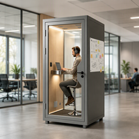 1-Personen-Privatraum Telefonkabine Schalldichte Bürokabine Einzel-Büropod