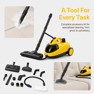 PST528 Multi-Purpose Steam Cleaner 1500W 4.5Bar High Temp for Home Floor <b>Carpet</b> Car Upholstery - Product Image 3
