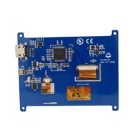 Pantalla LCD de 5 Pulgadas con Certificación CE, 800*RGB*480, Pantalla LCD RGB, Compatible con HDMI, Linux y Ubuntu