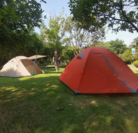 Tente professionnelle d'extérieur à poteaux en aluminium |   Tente pour 3-4 personnes |   Tente imperméable 4 saisons pour l'alpinisme, le camping et la pêche