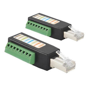 Адаптер RJ45: Разъем RJ45 (штекер) на 8-контактный винтовой клеммный блок без пайки для сборщика данных Campbell - Product Image 4