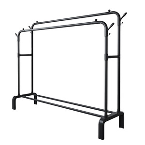 ราวตากผ้าขายส่ง แบบตั้งพื้น แบบอิสระ สำหรับใช้ในบ้าน ห้องนอน ระเบียง แบบเรียบง่าย สำหรับตากผ้าและผ้าห่ม - Product Image 3