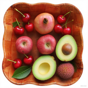 Customizable Eco-Friendly Handcrafted Pentagonal Wooden Bowls Dinnerware Novelty Design Salads Fruits <b>Other</b> Foods Polished - Product Image 4