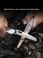 Cuchillo Multifuncional Nextool Knight, Herramienta Combinada Plegable Portátil para Exteriores y Automóvil, Gancho Multiusos para Romper Ventanas