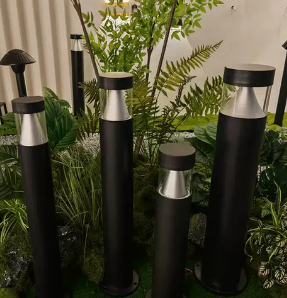 High Quality 12w Height 60/80/100cm Outdoor Energy Saving Aluminum LED Decorative Ground Bollard Light for Landscape