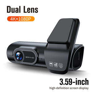 3.59 inch màn hình kép Dash Cam 4K + 1080P WIFI GPS xe máy ảnh tầm nhìn ban đêm xe Blackbox DVR - Product Image 3