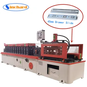 35Mm Telescopic Channel Tốc Độ Cao Hoàn Toàn Tự Động Cold Roll Forming Machine Đối Với Drawer Slide