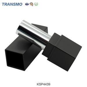 Tube à lèvres en métal, tubes à baume à lèvres, étiquette personnalisée, logo personnalisé, tubes à lèvres carrés noirs, emballage pour rouge à lèvres - Product Image 3