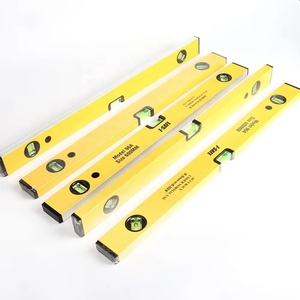 96A/100cm Präzision Hochwertige nicht magnetische Wasserwaage 3 Blasen Gelbe Aluminium legierung Manufac turing Box <span class=keywords><strong>Level</strong></span> Lineal - Product Image 1