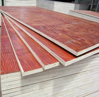 Contreplaqué de construction à face en bois poncé, avec âme collée WBP, pour travaux de canaux de drainage, manipulation pratique sur site