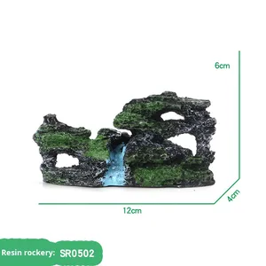 Hars Kunstmatige Simulatie Rotstuin Landschap <span class=keywords><strong>Aquarium</strong></span> Decoraties Kleine Rotstuin Aquascape <span class=keywords><strong>Aquarium</strong></span> Decoratie Accessoires - Product Image 3