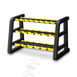 Fabricantes domésticos comerciales, venta al por mayor, estante para Mancuernas, fuente D, 3 capas, 10 pares, estante de almacenamiento para Mancuernas, estante para Mancuernas de fitness - Product Image 1
