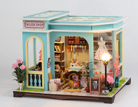 Jouet créatif DIY pour filles, maison de fleurs, modèle d'assemblage 3D fait main (Mary's Tailor Shop)