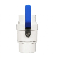 Válvulas de Bola de PVC Afica Carp Journey con Manija de Acero Inoxidable, Conexión NPT/Roscada/Bridada DN20, Operación Manual, OEM, para Agua, 1 Año de Garantía