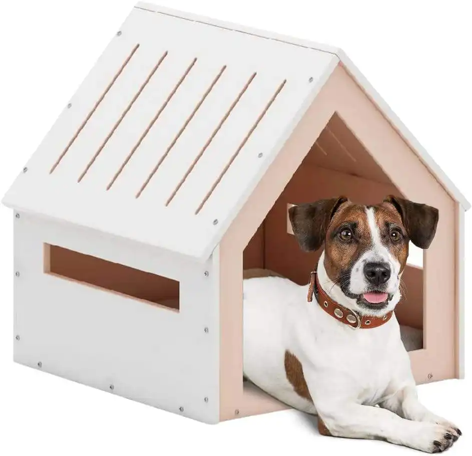 Moderno grande portão de madeira para animais de estimação e almofada resistente a canetas para cães e gatos para interiores de casas internas e externas