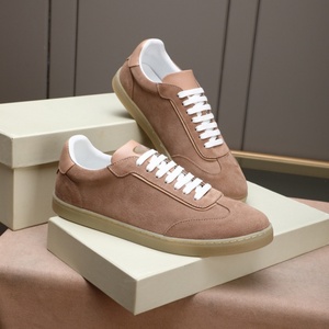Sneakers Casual di Lusso Fatte a Mano, Design Minimalista, <span class=keywords><strong>Scarpe</strong></span> da Passeggio in Pelle Morbida e Traspirante con <span class=keywords><strong>Tacco</strong></span> Rialzato - Product Image 4