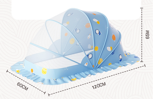 Moustiquaire moderne pour bébé, tente yourte à couverture intégrale, pliable, universelle, pour berceau et lit bébé, pour nouveau-nés et enfants en été - Product Image 6