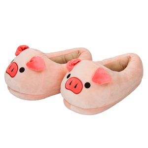 Pantuflas Cálidas de Último Diseño para Mujer, Casuales, Personalizadas con Estampado de Cerdo Rosa, Antideslizantes, con Aumento de Altura, para Invierno - Product Image 2